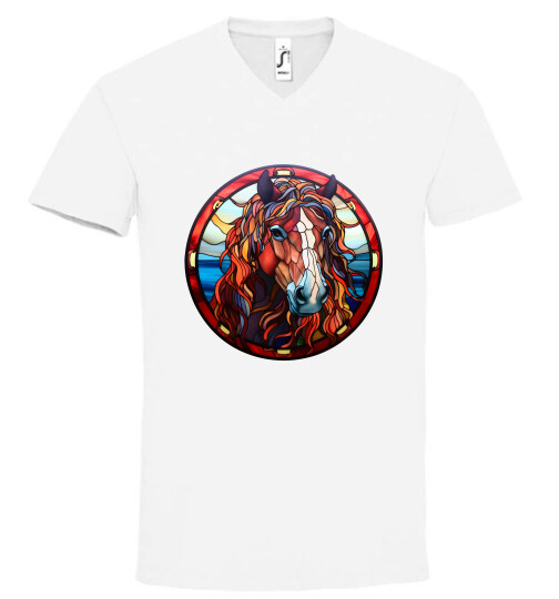 Unisex V nyakú póló