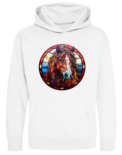 Kapucnis belebújós gyerek pulóver