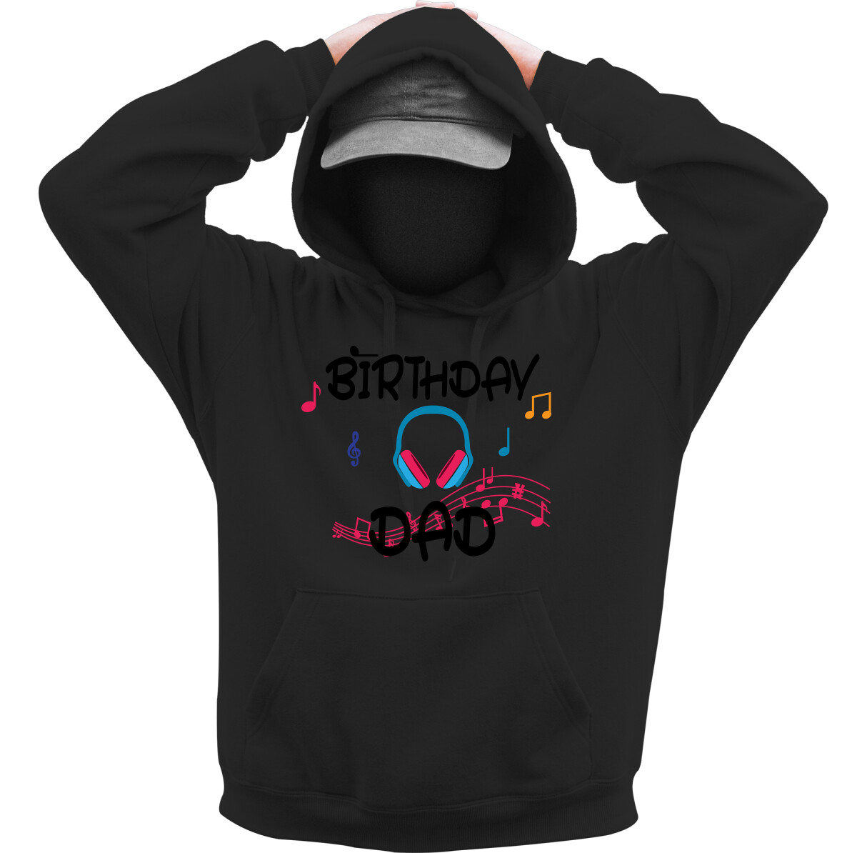 Kapucnis belebújós pulóver