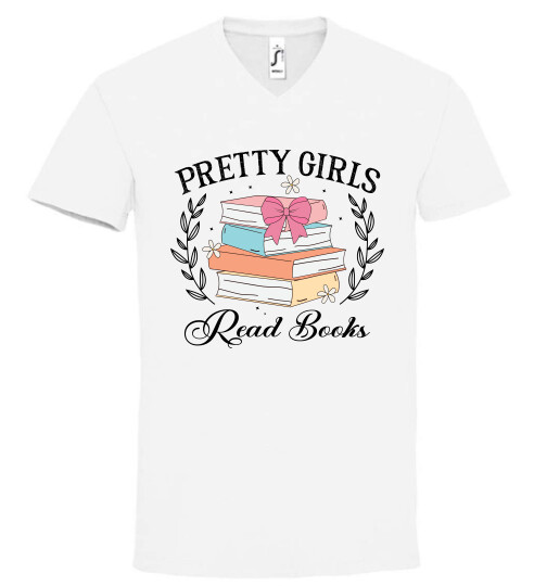 Unisex V nyakú póló