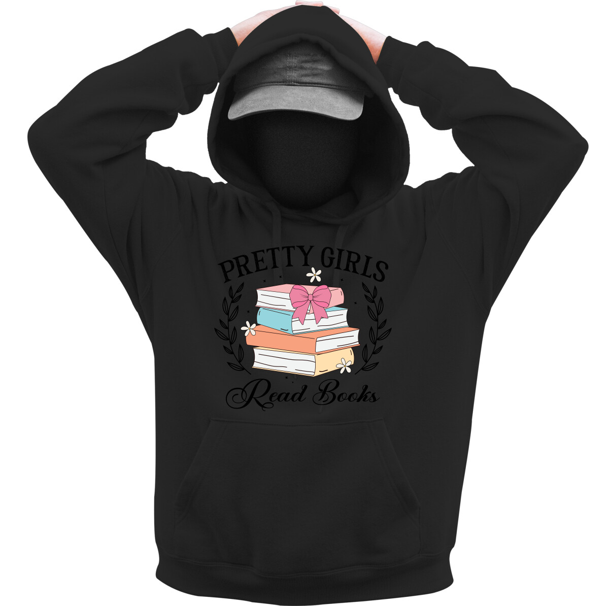 Kapucnis belebújós pulóver