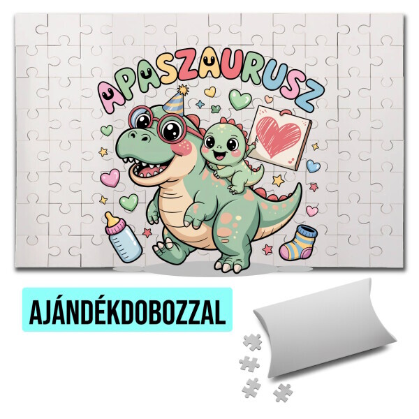 Puzzle - kirakó ajándékdobozzal