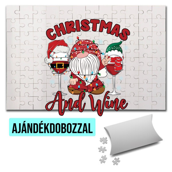 Puzzle - kirakó ajándékdobozzal