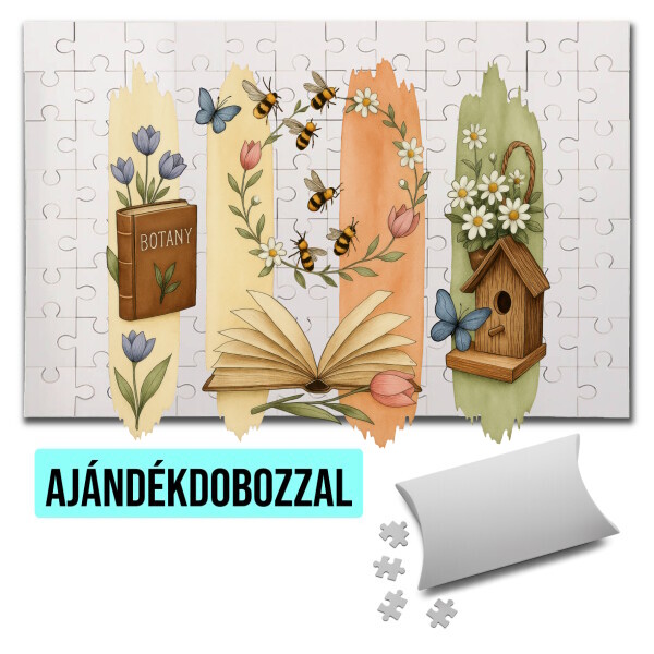 Puzzle - kirakó ajándékdobozzal