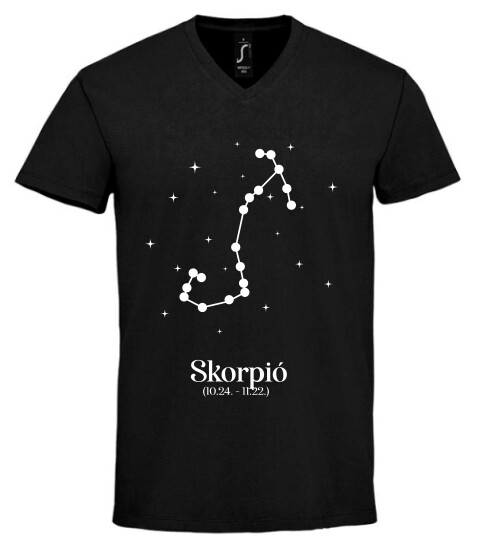 Unisex V nyakú póló