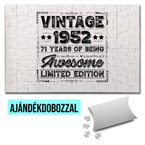 Puzzle - kirakó ajándékdobozzal