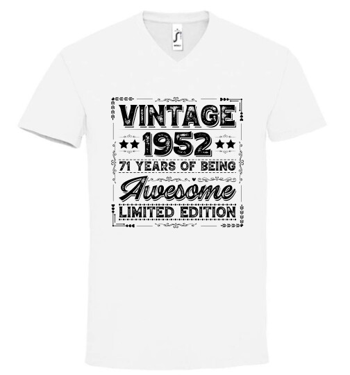 Unisex V nyakú póló