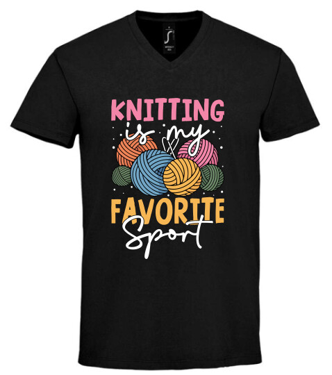 Unisex V nyakú póló