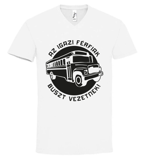 Unisex V nyakú póló