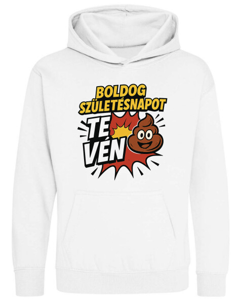 Kapucnis belebújós gyerek pulóver