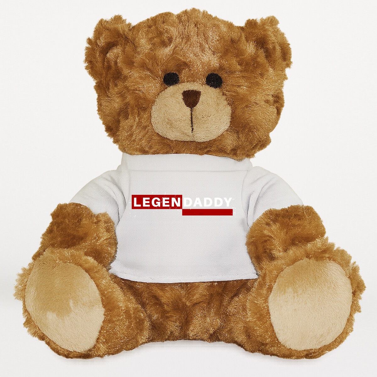 Plüssmaci egyedi pólóval