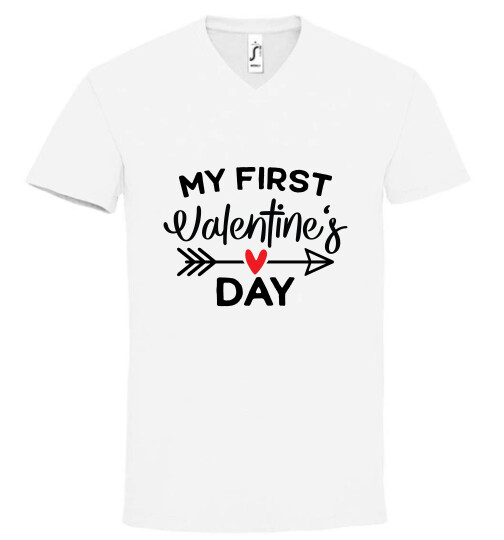 Unisex V nyakú póló