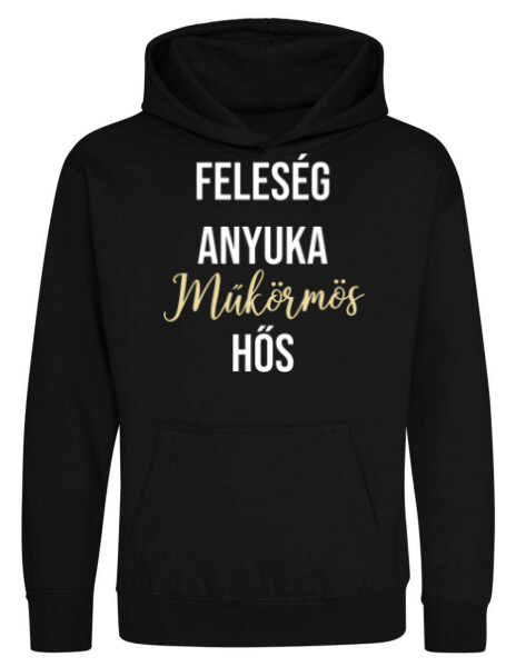 Kapucnis belebújós gyerek pulóver