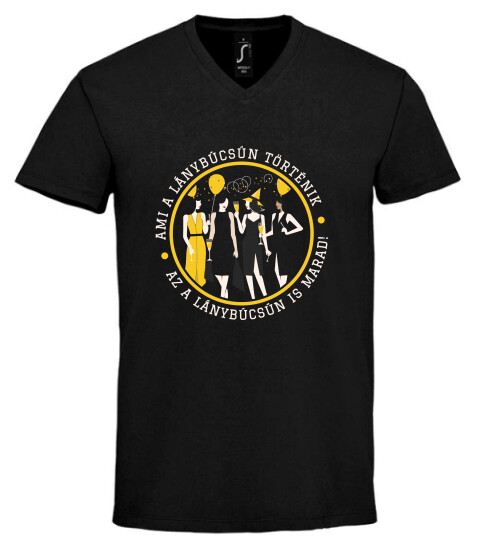 Unisex V nyakú póló
