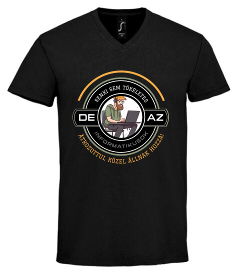 Unisex V nyakú póló
