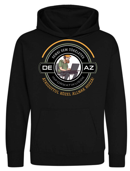 Kapucnis belebújós gyerek pulóver