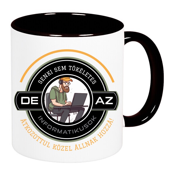 Színes fülű és belsejű bögre