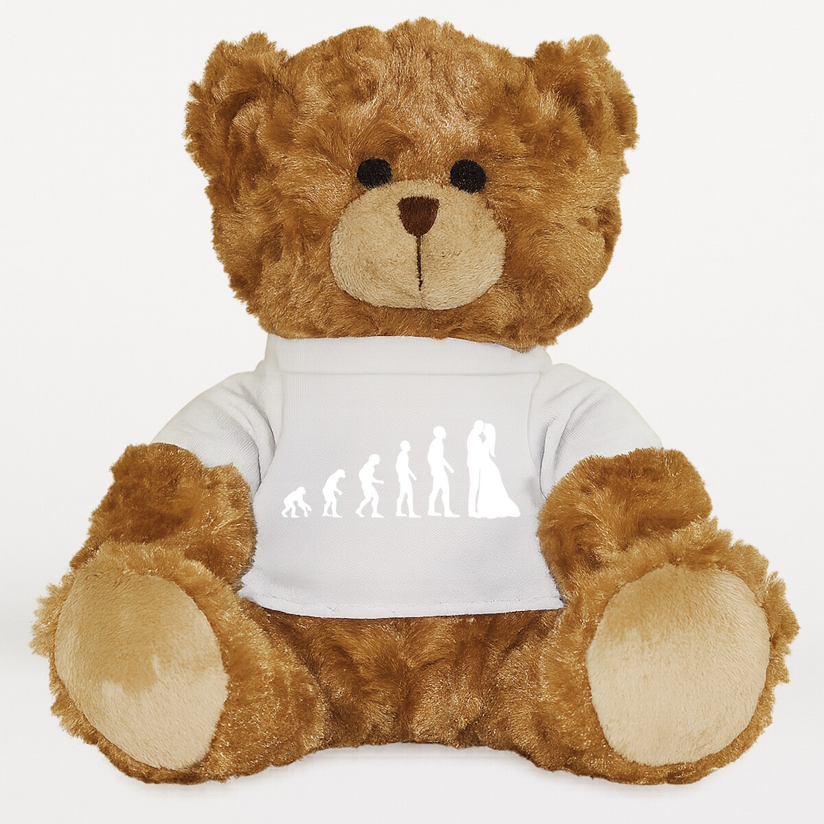 Plüssmaci egyedi pólóval