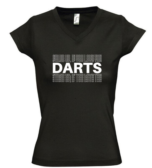 Női V nyakú póló