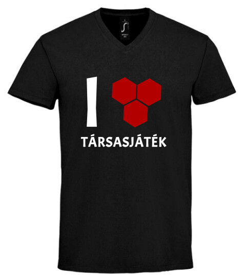 Unisex V nyakú póló