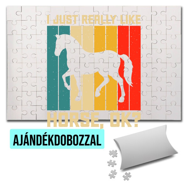 Puzzle - kirakó ajándékdobozzal