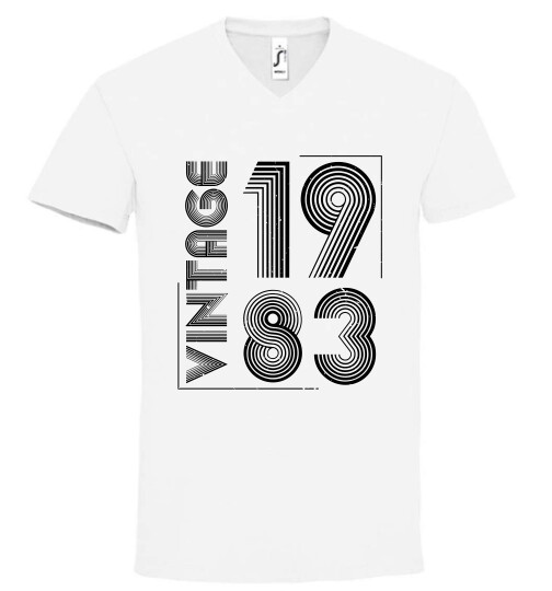 Unisex V nyakú póló