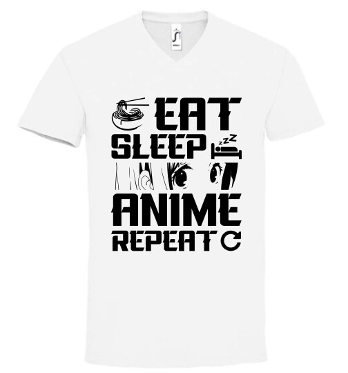 Unisex V nyakú póló