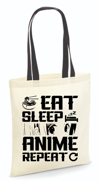 Vászontáska - színes fülű 