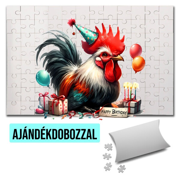 Puzzle - kirakó ajándékdobozzal