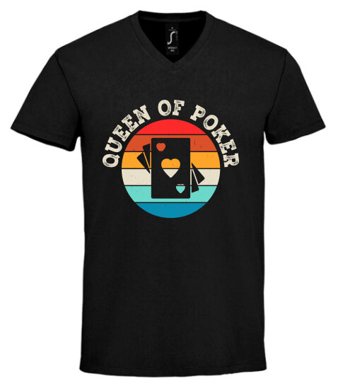 Unisex V nyakú póló