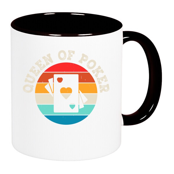 Színes fülű és belsejű bögre