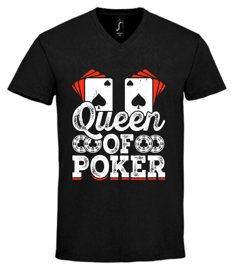 Unisex V nyakú póló