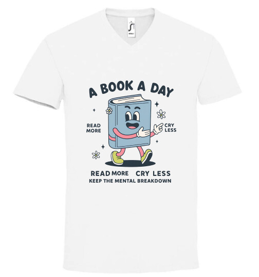 Unisex V nyakú póló