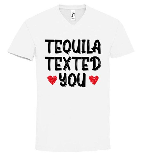 Unisex V nyakú póló