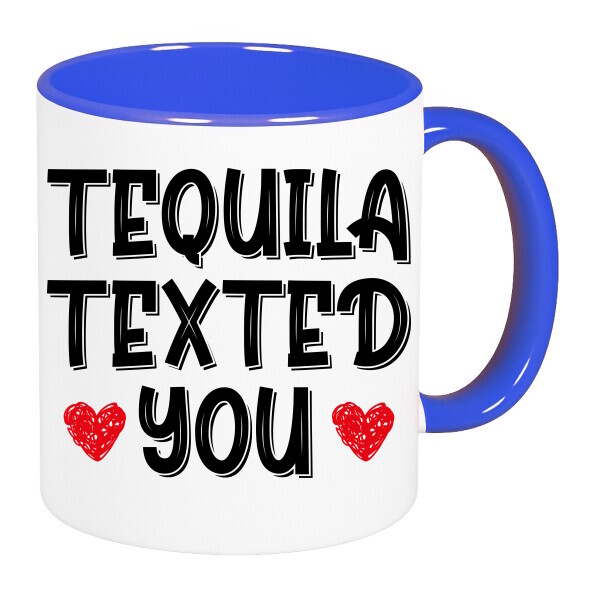 Színes fülű és belsejű bögre