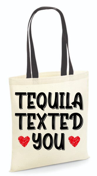 Vászontáska - színes fülű 