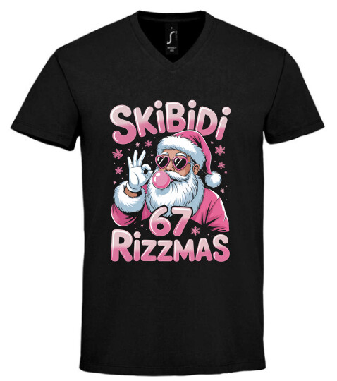 Unisex V nyakú póló