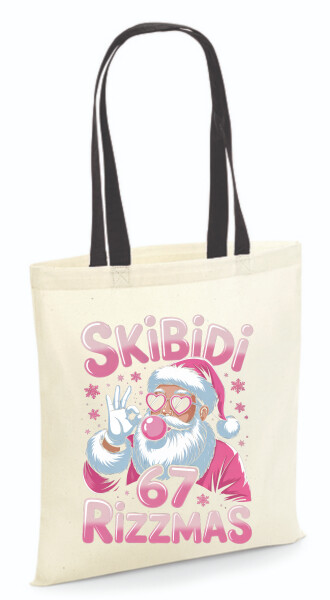 Vászontáska - színes fülű 