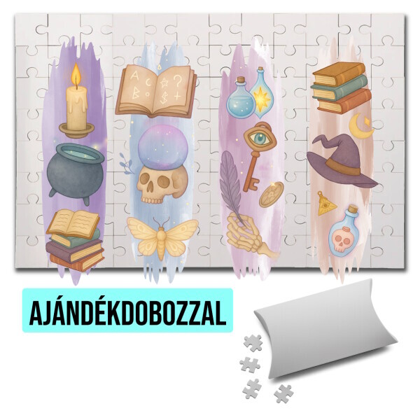 Puzzle - kirakó ajándékdobozzal