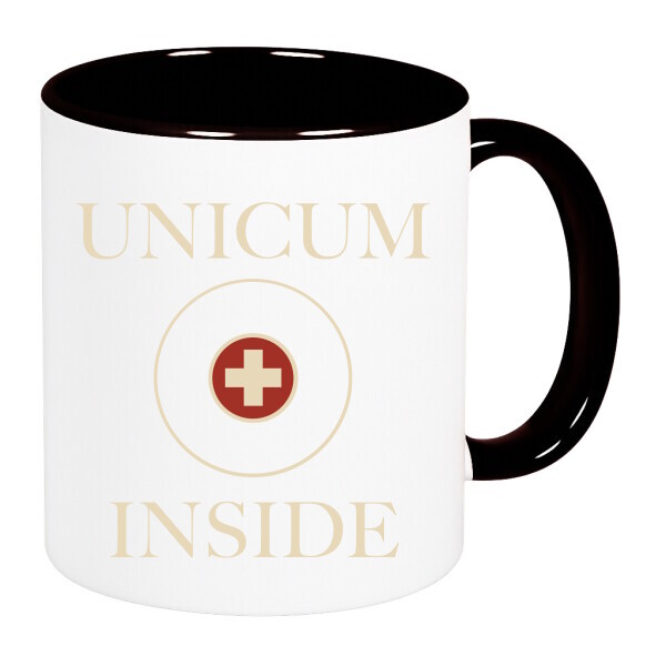 Színes fülű és belsejű bögre