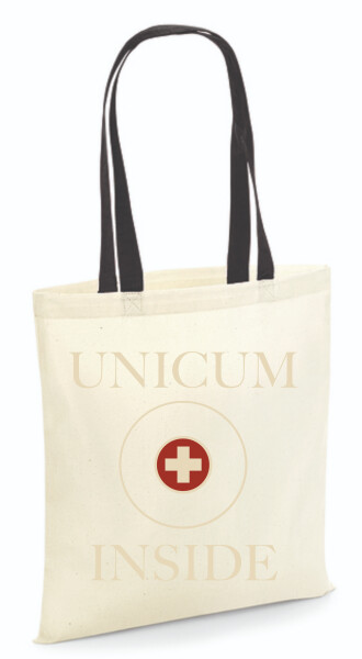 Vászontáska - színes fülű 