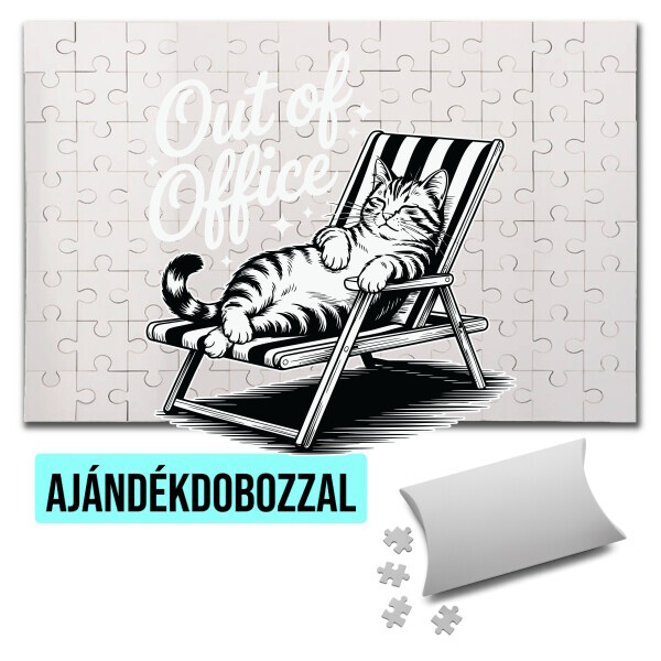 Puzzle - kirakó ajándékdobozzal