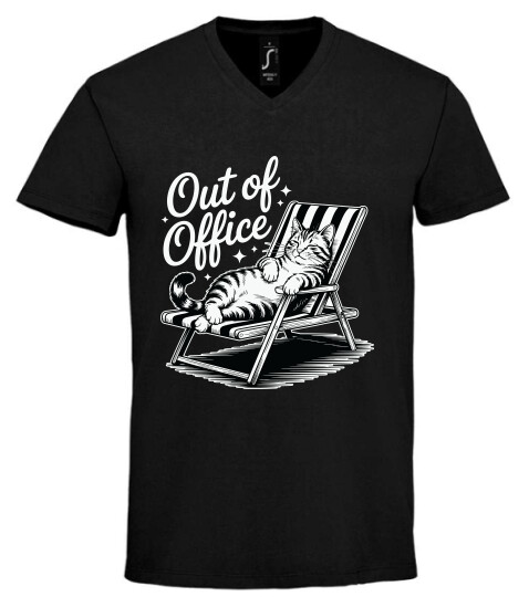 Unisex V nyakú póló