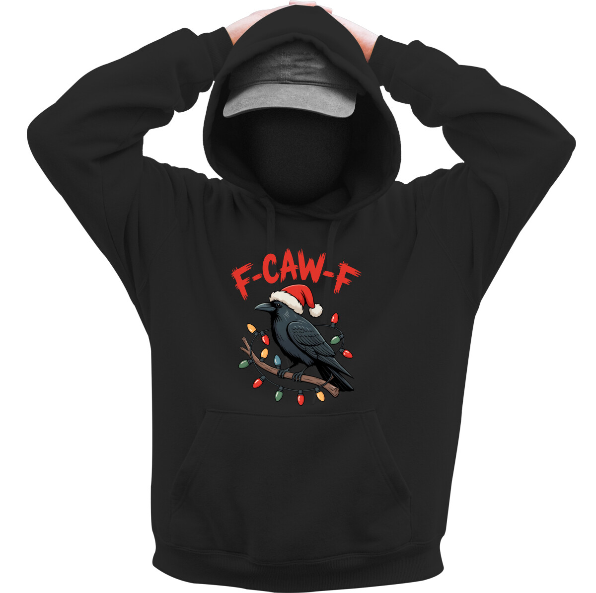 Kapucnis belebújós pulóver