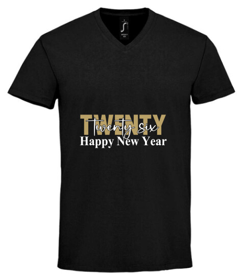 Unisex V nyakú póló