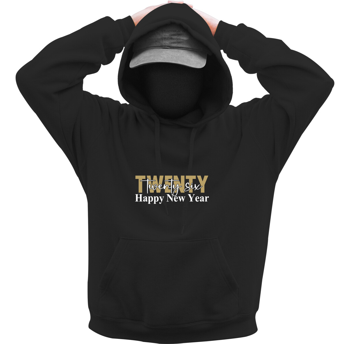 Kapucnis belebújós pulóver