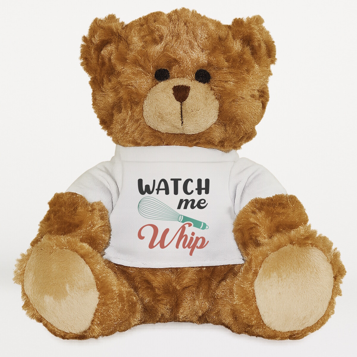 Plüssmaci egyedi pólóval