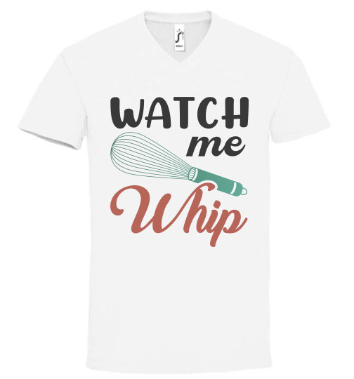 Unisex V nyakú póló