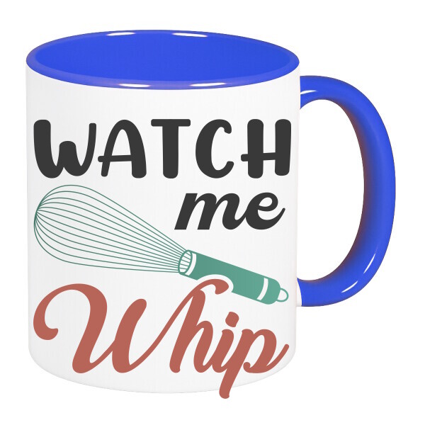 Színes fülű és belsejű bögre