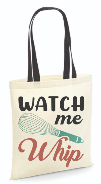 Vászontáska - színes fülű 